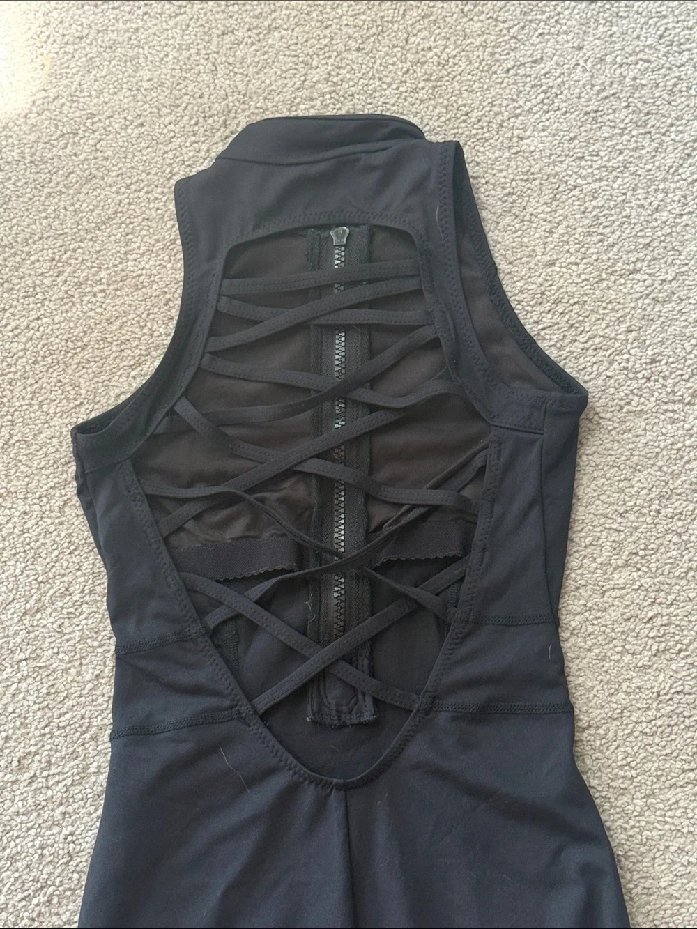 Danz N Motion by danshuz Adult P Scuba Leotard with Lattice Back!